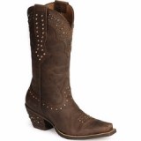 Brown Cowgirl Boots with Rhinestones