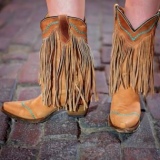 Youth Fringe Cowgirl Boots