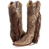 Fringed Cowboy Boots