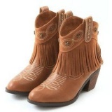 Short Fringe Cowboy Boots