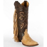 Tall Cowboy Fringe Boots