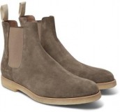 Tan Chelsea Boots Suede for Men