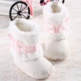 White Fur Boots Baby