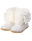 White Fur Boots for Toddlers