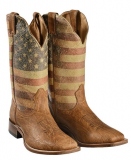 Boulet American flag cowgirl boots