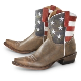 Cowgirl Boots American Flag