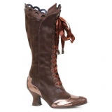 Womens Brown Pirate Style Boots