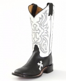 Black Cowgirl Boots with Crosses