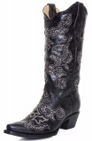 Black Sparkly Cowgirl Boots for Women