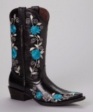 Black-and-Blue-Cowgirl-Boots