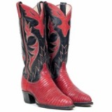 Red And Black Cowgirl Boots