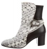 Black Snakeskin Boots For Ladies