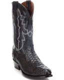 Black Snakeskin Cowboy Boots