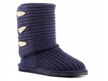 Blue Bearpaw Knit Boots