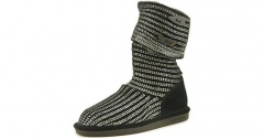 Knitted Bearpaw Boots