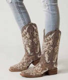 Cheap Square Toe Cowgirl Boots