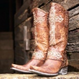 Cheap Studded Cowgirl Boots