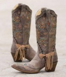 Fringe Cowgirl Boots Cheap