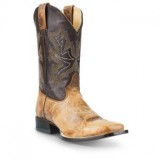 Cheap Mens Square Toe Cowboy Boots