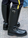 Black Chippewa Motorcycle Boots