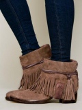 Ankle Boots Fringe