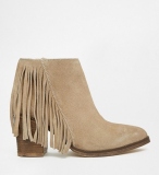 Fringed Ankle Boots
