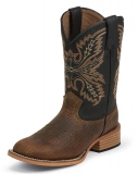 Back Square Toe Cowgirl Boots