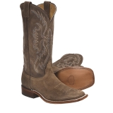 Brown Square Toe Cowgirl Boots