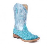 Blue Cowgirl Boots for Kids