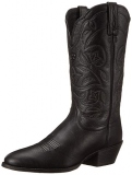 Black Cowgirl Boots Round Toe