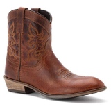 Brown Cowgirl Boots Round Toe