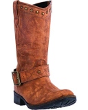 Tall Round Toe Cowgirl Boots