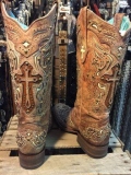 Cowgirl Boots with Crosses on Them