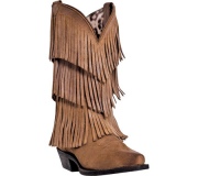Fringed Cowgirl Boots