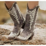 Embroidered Cowgirl Boots