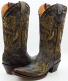 Extra Wide Calf Cowgirl Boots for Women