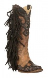 Corral Fringe Cowboy Boots