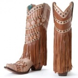 Fringe Cowboy Boots