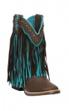 Square Toe Fringe Cowboy Boots