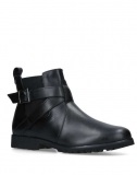 Black Leather Chelsea Boots