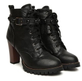 Combat Heel Boots