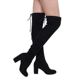 Thigh High Boots With Wide Calf
