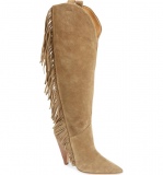 Fringe Boots Knee High