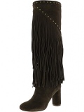 Knee High Cowboy Boots With Fringe