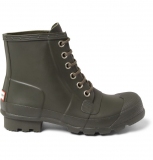 Men Lace Up Rubber Boots