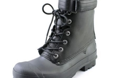 mens rubber boots with laces