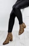 Ankle Boots Leopard Print