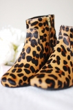 Cheap Leopard Ankle Boots