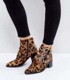 Leopard Ankle Boots