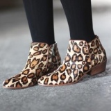 Sam Edelman Leopard Ankle Boots